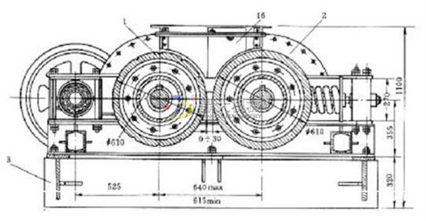 花崗巖液壓對輥制砂機 花崗巖液壓對輥制砂機